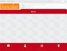 Tablet Screenshot of hancilar.com